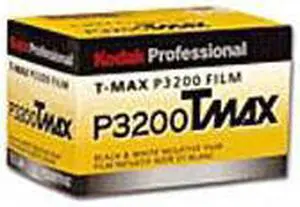Kodak TMZ T-Max P3200 B&W Negative Film, 35mm, 36 Exposures, Single Roll
