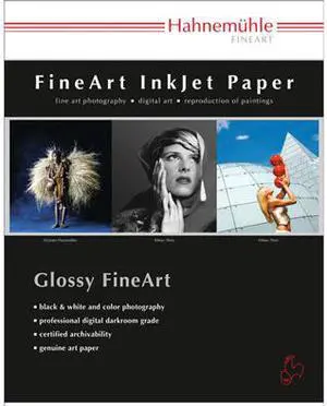 Hahnemuhle 8.5 x 11" Glossy FineArt Baryta Paper (25 Sheets)