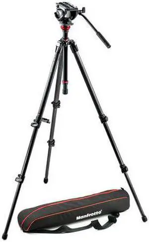 Manfrotto MVH500AH Head with 755CX3 Legs and Bag
