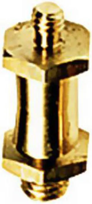 Manfrotto Reversible Short Stud, with 3/8" & 1/4"-20 Threads (Brass)