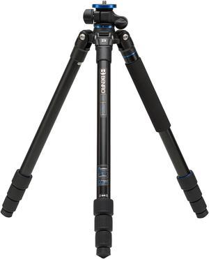 Benro Go Plus FGP28A 4-Section Al Travel Tripod with Monopod, 65.2" Height