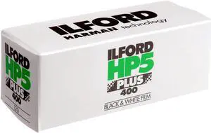 Ilford HP5 400 Plus B&W Negative Film - 120 (USA) per roll