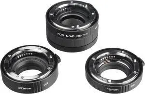 Kenko Auto Extension Tube Set DG (12, 20 & 36mm Tubes) for Nikon