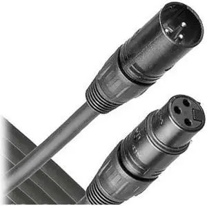 Audio-Technica 3-pin XLR Male to 3-pin XLR Female Balanced Cable 15 ft