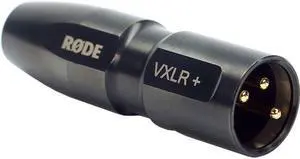 Rode VXLR+ Minijack to XLR Adapter with Power Convertor for VideoMic, VideoMicro, VideoMic Pro+ and VideoMic GO Microphones