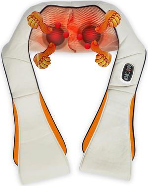 Costway 3-Speed Shiatsu Neck Back Shoulder Massager with Heat Deep