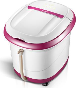Carepeutic Touch Screen Oxy-Energized Water-Jet Foot and Leg Spa Massager (Purple)