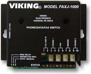 Viking Electronics VK-FAXJ-1000 FaxJack Phone/Fax Switch