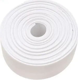 Hampton 10430 Adhesive and Waterproof Caulktape, 11' Length x 7/8" Width, White