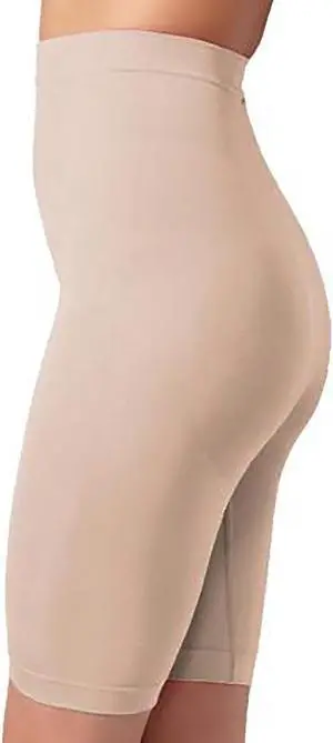 Comfia Shapewear Shorts - Seamless Comfort and Slimming Support (Medium, Beige)