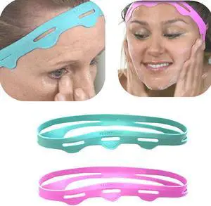 Beauty Band - Anti-Wrinkle Facelifting Band - Assorted Colors - One Pack