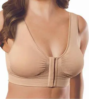 Miracle Bamboo Comfort Bra - Nude - Large (Bust 37-40)