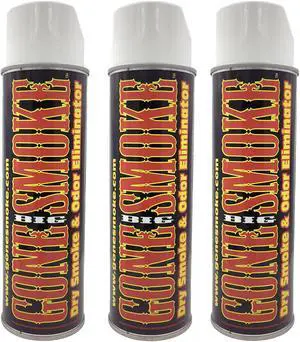 Big Gone Smoke- Dry Smoke & Odor Eliminator, 16 oz.- 3 Pack