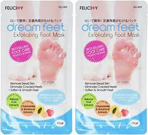Dream Feet Exfoliating Foot Mask (Two Pair)