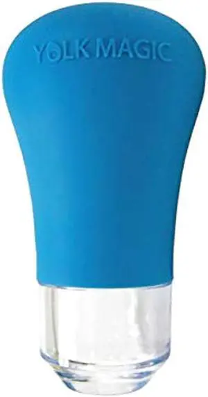Yolk Magic Egg Separator - Quick and Easy Kitchen Tool (Blue)