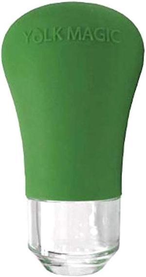 Yolk Magic Egg Separator - Quick and Easy Kitchen Tool (Green)