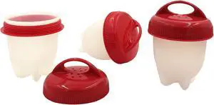 Silicone Egg Boiler by TV Time Direct - 4-Pack for Effortless Egg Cooking