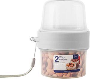 2-Way Container for Salads, Sauces, Fruits and Snacks- 150mL