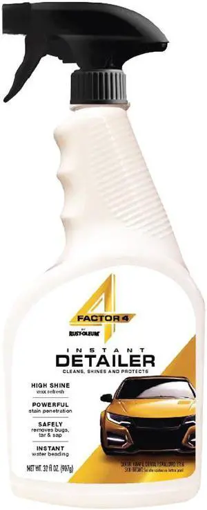 Rust-Oleum 340450 Factor 4 Instant Spray Car Detailer