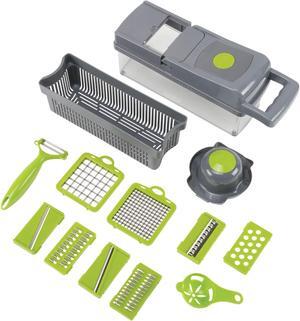 14-Piece Veggie Multi-Function Chopper/Slicer