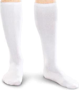 Miracle Socks Antifatigue Compression Socks,White -Large/ X-Large