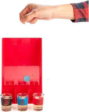 PMS 619146 Lucky Shot Drinking Game in Color Gift Box | Multicolor | 7pcs