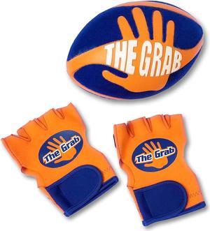 The Grab by Swerve Ball -Super Grip Football Includes 2 Gloves