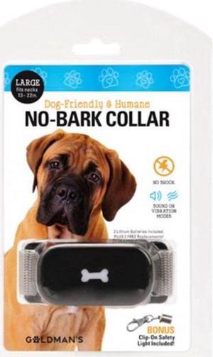 Goldman's Large Dog-Friendly No-Bark Collar - Large (13-22 in.)