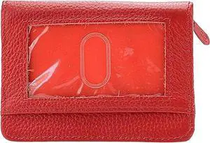 Lock Wallet - RFID Blocking Wallet for Men and Women Protection from Theft (Red)