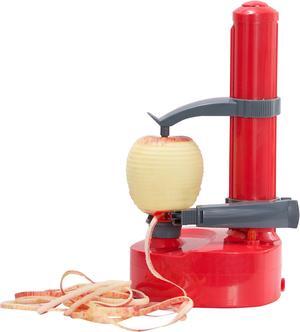 Rapid Peeler - One Touch Electric Action for Effortless Peeling (Red)