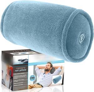 Massaging Roll Pillow - Battery Operated Plush Massager ( Assorted Colors)