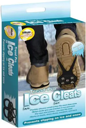 Tread Pro Ice Cleats - One Size Fits All for Safe Winter Walking