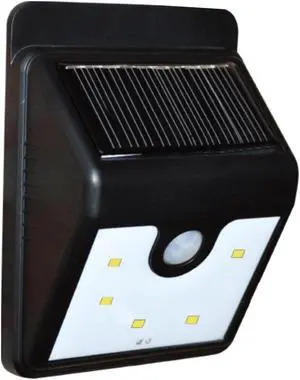Forever LED Solar Motion-Activated Outdoor Light - Black (Single)