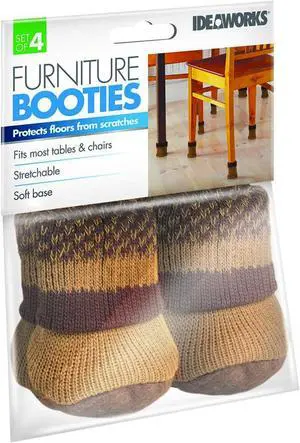 Furniture Booties - Floor Savers - Set of 4 - Light Brown