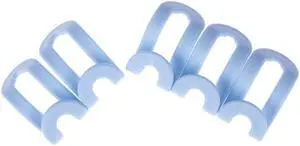 Hanger Hooks- Easy Hook Closet Organizer  - Blue - 5 Pack