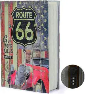 Book Safe Password Lock - Route 66