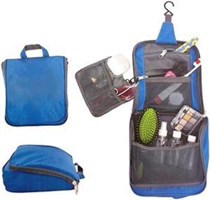 Water Resistant Travel Toiletry Organizer Bag (Assorted Colors)