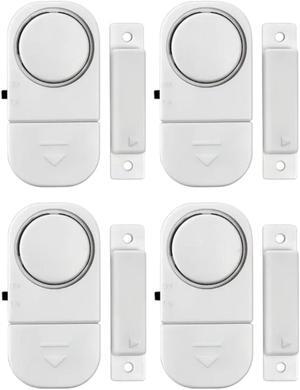 Magnetic Door & Window Sensor Alarm Set - Set of 4