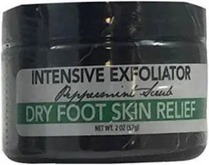 Advanced Clinicals Intensive Dry Foot Exfoliator Peppermint Scrub- 1 fl. oz