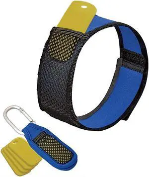 Sting Shield Mosquito Repellent Bracelet & Quick Clip (Blue)