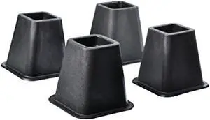 TV Time Direct - 4 Pack-  Bed Risers for Hiatal Hernias, Gerd, Acid Reflux