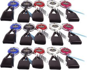 Premium Lighter Leash Retractable Lighter Holder - Assorted Colors - 15 Pack