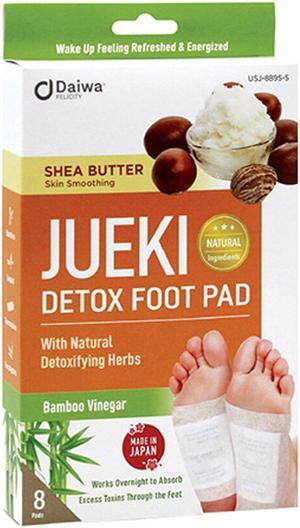 Jueki Detox Foot Pad - Shea Butter - 8 Pads