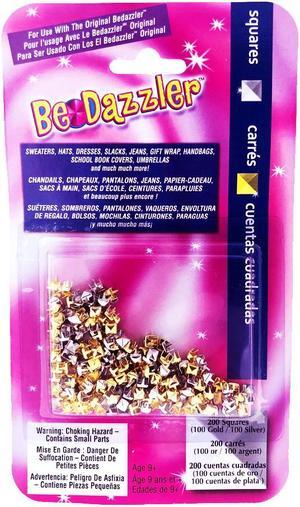 Be-Dazzler Refill - Gold and Silver - Square - 400 pieces