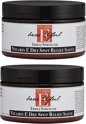 Vitamin E Dry Spot Relief Salve, 4 oz. (2 pack)