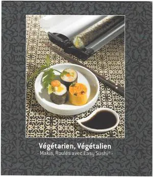Legnoart Spicy Easy Sushi Recipe Book Vegetarian and Vegan