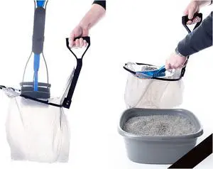 Dood-Eze - Dog Pet Waste Clean Up Tool - Black