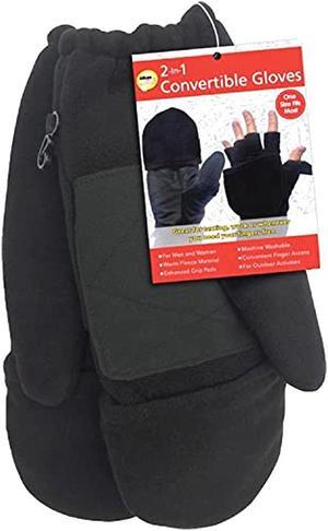 Ideas In Motion 2-in-1 Convertible Gloves - Versatile Comfort for All Seasons