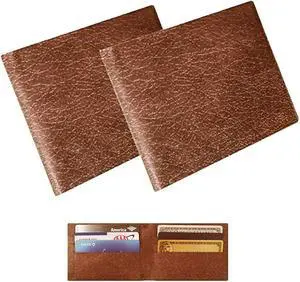DuraWallet - Brown - 2 Pack for Ultimate Organization