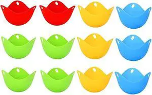 Silicone Egg Poachers- Set of 12
